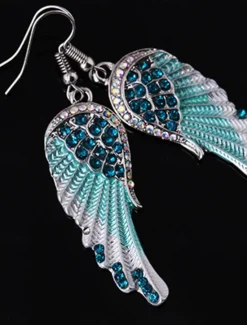 Discount Women's Earrings Fashion Outdoor Wings Earring Women Trendy Jewelry