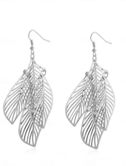 Women's Earrings Fashion Outdoor Leaf Earring Women Trendy Jewelry