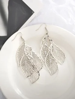 Women's Earrings Fashion Outdoor Leaf Earring Women Trendy Jewelry