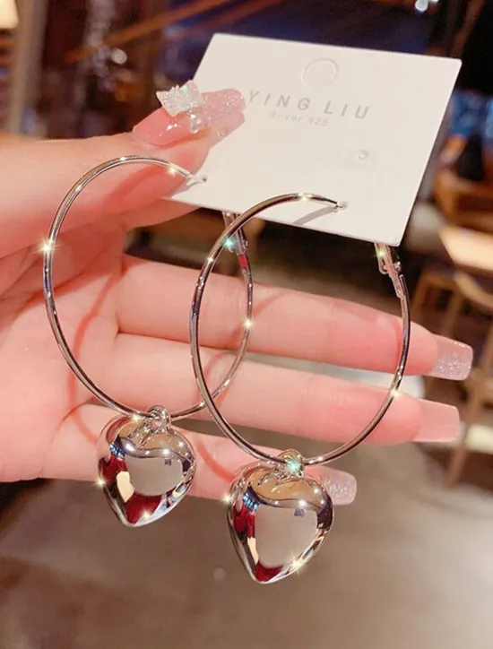 Best Women's Earrings Fashion Outdoor Heart Earring Women Trendy Jewelry