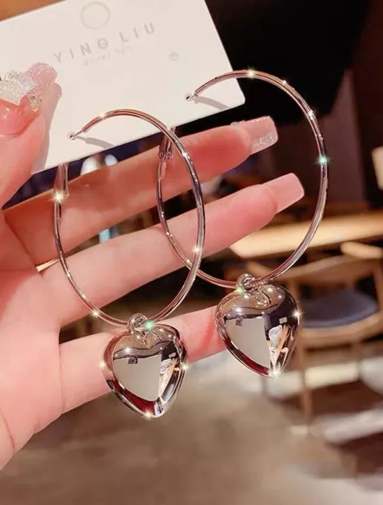 Best Women's Earrings Fashion Outdoor Heart Earring Women Trendy Jewelry