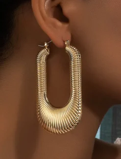 Discount Women's Earrings Fashion Outdoor Geometry Earring Women Trendy Jewelry