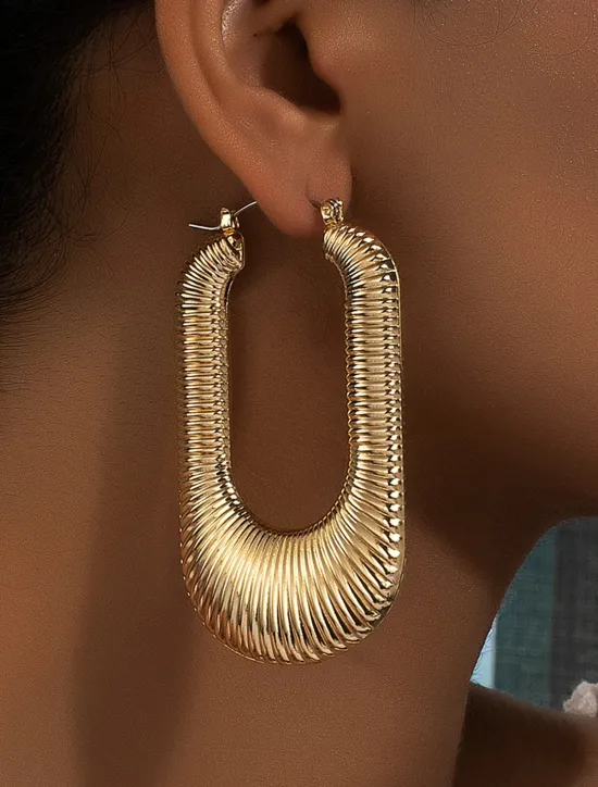 Discount Women's Earrings Fashion Outdoor Geometry Earring Women Trendy Jewelry