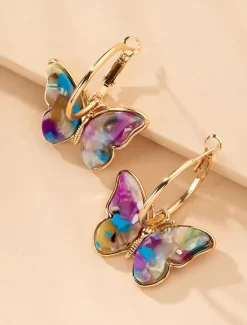 Online Women's Earrings Fashion Outdoor Butterfly Earring Women Trendy Jewelry