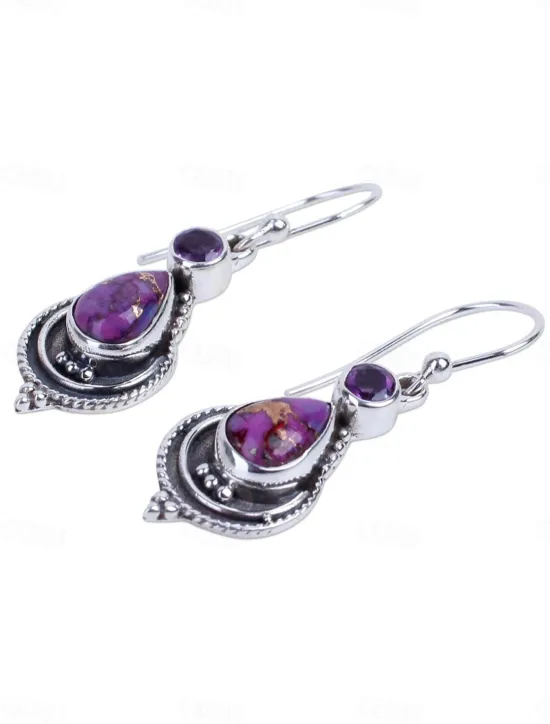 Online Women's Earrings Vintage Outdoor Geometry Earring Women Trendy Jewelry