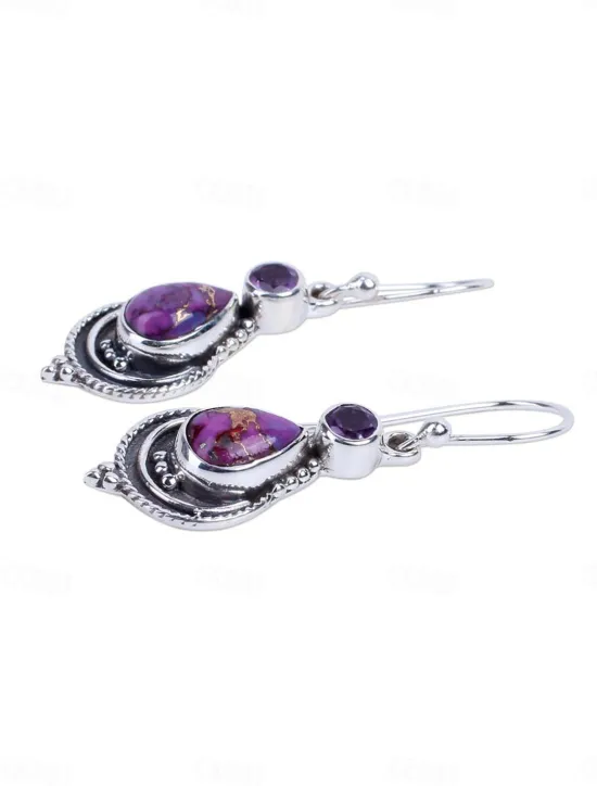 Online Women's Earrings Vintage Outdoor Geometry Earring Women Trendy Jewelry