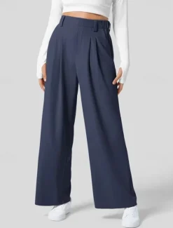 New Women's EU / US Size Pants Trousers Casual / Sporty Full Length Natural Comfortable Micro-elastic Wine Amethyst Depression Green Almond Spring, Fall, Winter, Summer Women Pants