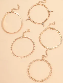 Women's Fashion Outdoor Heart Anklet Women Trendy Jewelry