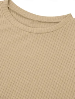 Outlet Women's Fashion Streetwear Daily T Shirt Baggy Shorts Short Sleeve Crew Neck Plain Casual Daily Pink Khaki Summer Regular Fit Women Two Piece Sets