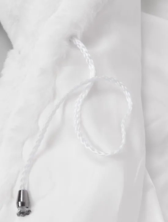 Outlet Women's Faux Fur Coat Sherpa Jacket Long Coat White Black Active Wedding Fall Hoodie Regular Fit S M L XL XXL 3XL / Long Sleeve / Daily / Warm / Color Block Women Furs & Leathers