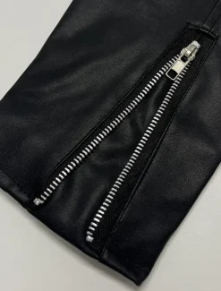 Hot Women's Faux Leather Jacket Jacket Comfortable Pocket Full Zip Casual Solid Color Street Daily Zipper Short Regular Turndown Regular Fit Long Sleeve Outerwear Black Wine Blue Fall Winter Women Jackets