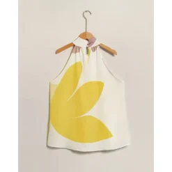 New Women's Floral Daily Wear Vacation Casual Daily Sleeveless Floral Style Sleeveless Halter Neck Summer Women Tank Tops & Camis