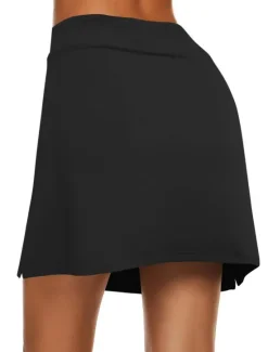 Sale Women's Golf Skirts Black Dark Navy Grey Sun Protection Skirt Ladies Golf Attire Clothes Outfits Wear Apparel Women Skirts