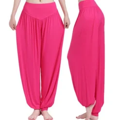 Best Women's Harem Pants Breathable Quick Dry Moisture Wicking Zumba Belly Dance Yoga Bloomers Bottoms Light Purple White Black Modal Spandex Plus Size Sports Activewear High Elasticity Loose Fit Women Pants