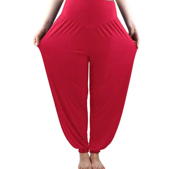 Best Women's Harem Pants Breathable Quick Dry Moisture Wicking Zumba Belly Dance Yoga Bloomers Bottoms Light Purple White Black Modal Spandex Plus Size Sports Activewear High Elasticity Loose Fit Women Pants