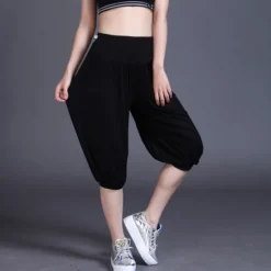 Online Women's Harem Pants Quick Dry Lightweight High Waist Yoga Zumba Fitness Gym Workout Bloomers Capri Pants Fashion White Black Green Modal Plus Size Sports Activewear High Elasticity Loose / Royal Blue Women Pants