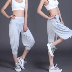 Online Women's Harem Pants Quick Dry Lightweight High Waist Yoga Zumba Fitness Gym Workout Bloomers Capri Pants Fashion White Black Green Modal Plus Size Sports Activewear High Elasticity Loose / Royal Blue Women Pants