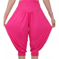 Online Women's Harem Pants Quick Dry Lightweight High Waist Yoga Zumba Fitness Gym Workout Bloomers Capri Pants Fashion White Black Green Modal Plus Size Sports Activewear High Elasticity Loose / Royal Blue Women Pants