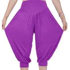 Online Women's Harem Pants Quick Dry Lightweight High Waist Yoga Zumba Fitness Gym Workout Bloomers Capri Pants Fashion White Black Green Modal Plus Size Sports Activewear High Elasticity Loose / Royal Blue Women Pants