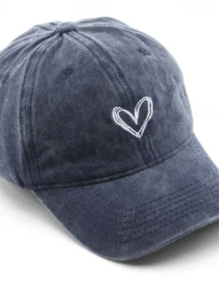 Best Women's Hat Baseball Cap Portable Sun Protection Breathable Street Daily Weekend Embroidery Heart Women Hats