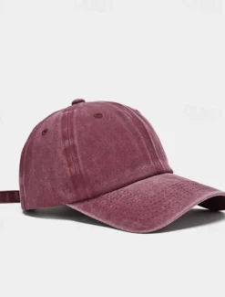 Hot Women's Hat Baseball Cap Portable Sun Protection Breathable Street Daily Weekend Pure Color Pure Color Women Hats