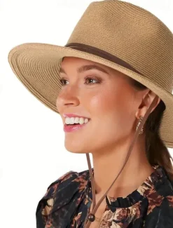 Women's Hat Straw Hat Sun Hat Portable Sun Protection Breathable Street Daily Weekend Pure Color Pure Color Women Hats