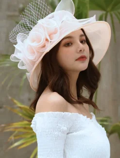 Outlet Women's Hat Sun Hat Portable Sun Protection Comfort Outdoor Dailywear Holiday Pure Color Floral Floral Women Hats