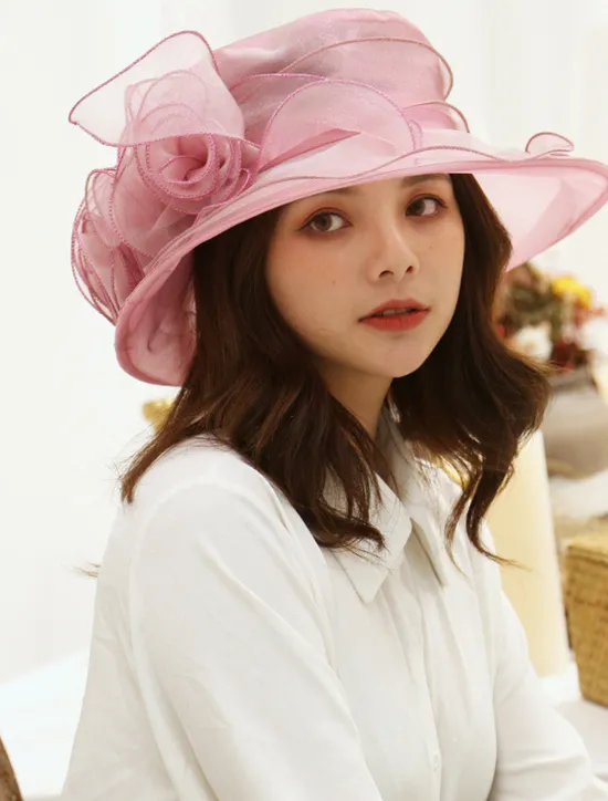 Outlet Women's Hat Sun Hat Portable Sun Protection Comfort Outdoor Dailywear Holiday Pure Color Floral Floral Women Hats