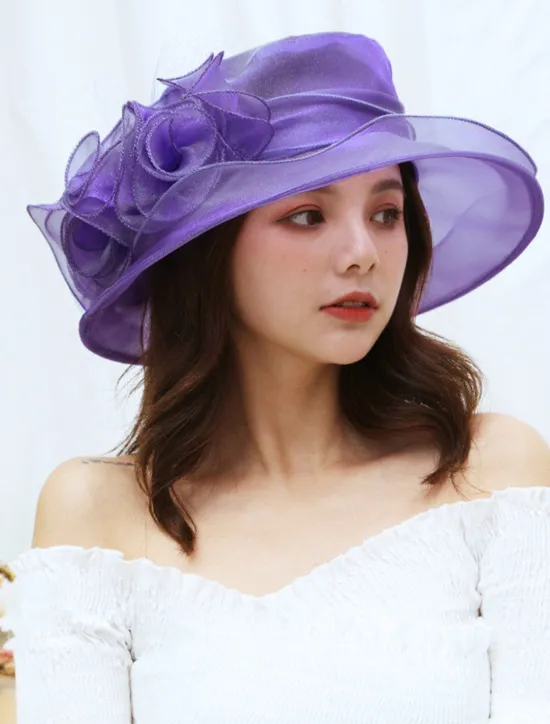 Outlet Women's Hat Sun Hat Portable Sun Protection Comfort Outdoor Dailywear Holiday Pure Color Floral Floral Women Hats