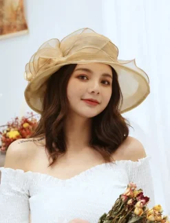 Outlet Women's Hat Sun Hat Portable Sun Protection Comfort Outdoor Dailywear Holiday Pure Color Floral Floral Women Hats