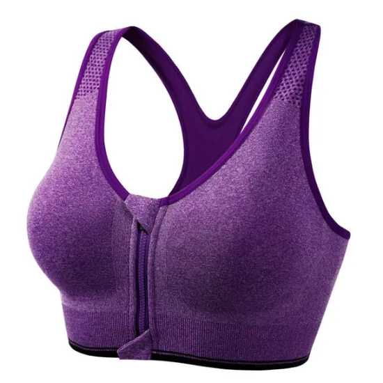Discount Women's High Support Sports Bra Running Bra Seamless Racerback Bra Top Padded Yoga Fitness Gym Workout Breathable Shockproof Sweat wicking Black White Pink Solid Colored Home Outfits Women Lingerie