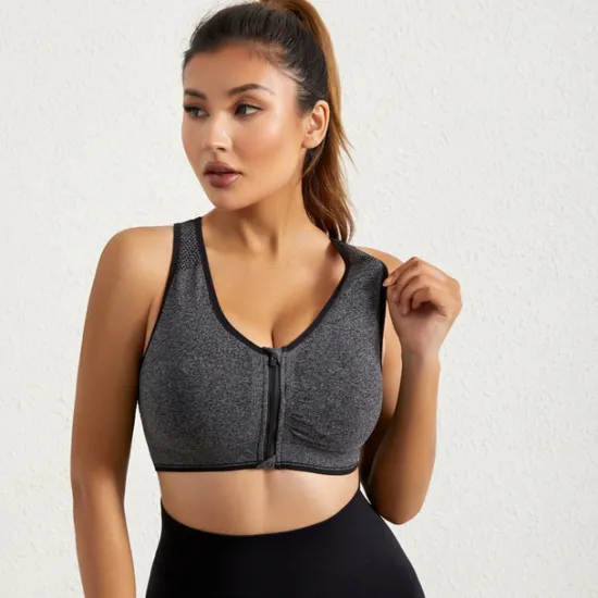 Best Women's High Support Sports Bra Running Bra Seamless Racerback Bra Top Padded Yoga Fitness Gym Workout Breathable Shockproof Freedom Light Khaki Black White Solid Colored Home Outfits Women Lingerie