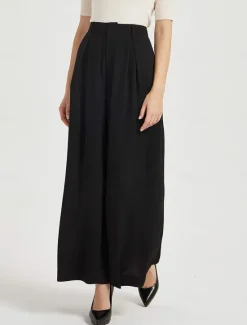 Online Women's High Waist Casual Wide Leg Long Palazzo Pants Women Pants