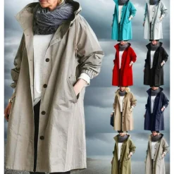Best Women's Hiking Jacket Hiking Windbreaker Winter Outdoor Windproof Breathable Quick Dry Lightweight Outerwear Coat Top Climbing Camping / Hiking / Caving Traveling Lake blue Black Pink Army Green Red Women Coats & Trench Coats