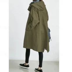 Best Women's Hiking Jacket Hiking Windbreaker Winter Outdoor Windproof Breathable Quick Dry Lightweight Outerwear Coat Top Climbing Camping / Hiking / Caving Traveling Lake blue Black Pink Army Green Red Women Coats & Trench Coats