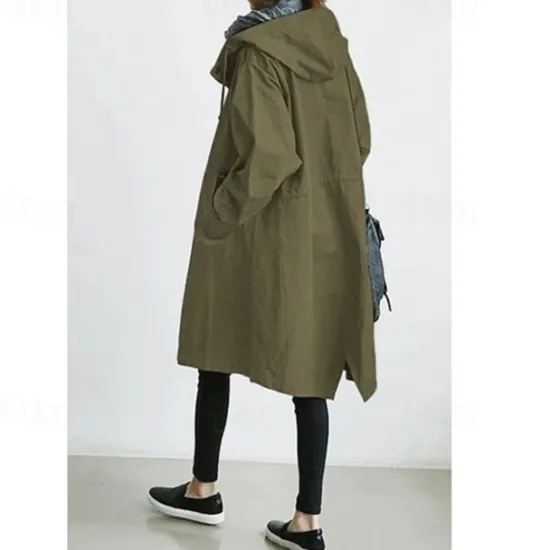 Best Women's Hiking Jacket Hiking Windbreaker Winter Outdoor Windproof Breathable Quick Dry Lightweight Outerwear Coat Top Climbing Camping / Hiking / Caving Traveling Lake blue Black Pink Army Green Red Women Coats & Trench Coats