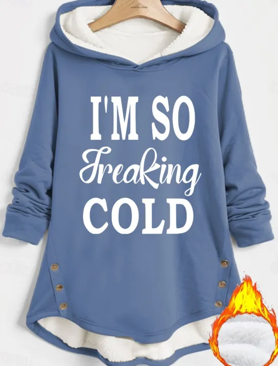 Outlet Women's Hoodie Sweatshirt Pullover Fleece Lined Warm Pajamas Warm Fuzzy Comfrt Sherpa Fleece Lined Letter Casual Sports Print Long Sleeve Black Dark Pink Red Blue Gray Fall & Winter Women Women's Tops|Hoodies & Sweatshirts