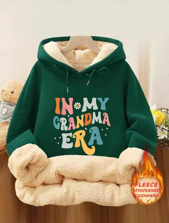 Clearance Women's Hoodie Sweatshirt Pullover Fleece Lined Warm Pajamas Letter Street Dailywear Pocket Print Casual Long Sleeve Micro-elastic Fall Winter Comfrt Breathable Soft Fabric Women Hoodies & Sweatshirts