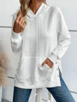 Sale Women's Hoodie Sweatshirt Fashion Work Dailywear Casual Hooded Pocket Loose Fit Long Sleeve Fall Winter Women Hoodies & Sweatshirts