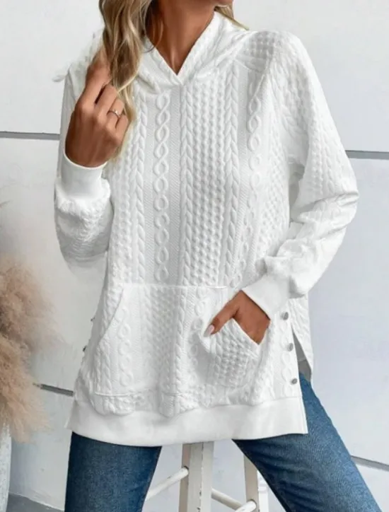 Sale Women's Hoodie Sweatshirt Fashion Work Dailywear Casual Hooded Pocket Loose Fit Long Sleeve Fall Winter Women Hoodies & Sweatshirts