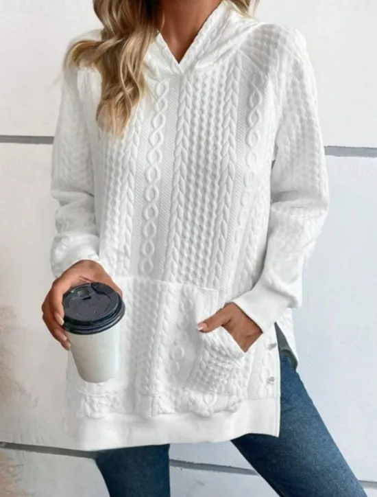 Sale Women's Hoodie Sweatshirt Fashion Work Dailywear Casual Hooded Pocket Loose Fit Long Sleeve Fall Winter Women Hoodies & Sweatshirts