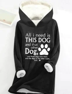 Clearance Women's Hoodie Sweatshirt Pullover Sherpa Letter Casual Sports Print Warm Fuzzy Comfrt Hoodie Long Sleeve Top Micro-elastic Fall & Winter Comfrt Breathable Soft Fabric Women Hoodies & Sweatshirts