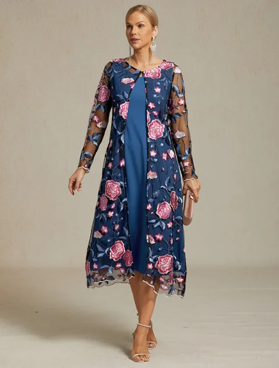 Women's Jacket Coat Blazer Lace Embroidered Elegant Floral Formal Anniversary Wedding Guest Daily Open Front Long Crewneck Regular Fit Long Sleeve Outerwear Spring Fall Women Blazers & Suits|Coats & Trench Coats