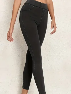 Discount Women's Jeggings Vacation Vintage Ethnic Style Full Length High Waist High Cut Comfort Breathable Quick Dry Stretchy Outdoor Yoga Street Black Blue Dark Blue Summer Slim Fit Women Leggings