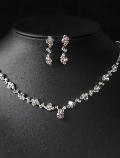 Hot Women's Jewelry Sets Elegant Street Floral Necklaces Women Trendy Jewelry
