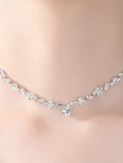 Hot Women's Jewelry Sets Elegant Street Floral Necklaces Women Trendy Jewelry
