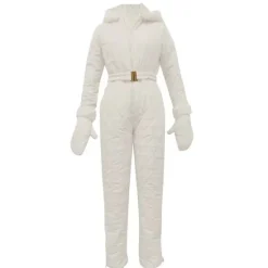 Clearance Women's Jumpsuit Ski Suit Outdoor Winter Thermal Warm Windproof Hooded Windbreaker Snow Suit for Skiing Camping / Hiking Snowboarding Ski Women Puffers & Parka