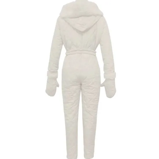 Clearance Women's Jumpsuit Ski Suit Outdoor Winter Thermal Warm Windproof Hooded Windbreaker Snow Suit for Skiing Camping / Hiking Snowboarding Ski Women Puffers & Parka