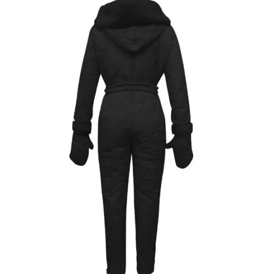 Clearance Women's Jumpsuit Ski Suit Outdoor Winter Thermal Warm Windproof Hooded Windbreaker Snow Suit for Skiing Camping / Hiking Snowboarding Ski Women Puffers & Parka