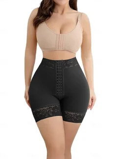 Outlet Women's Lace Body Shaper for Women Butt Lifting Shapewear Tummy Control Panties with Hook Closure Home Outfits Women Shapewear